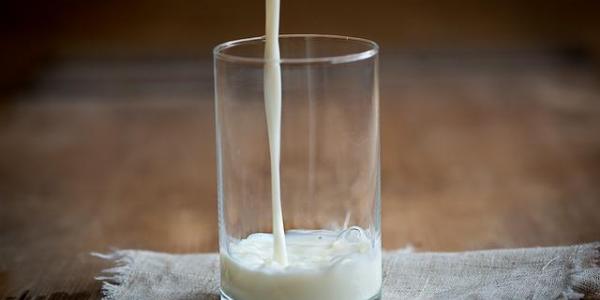 Un vaso de leche 