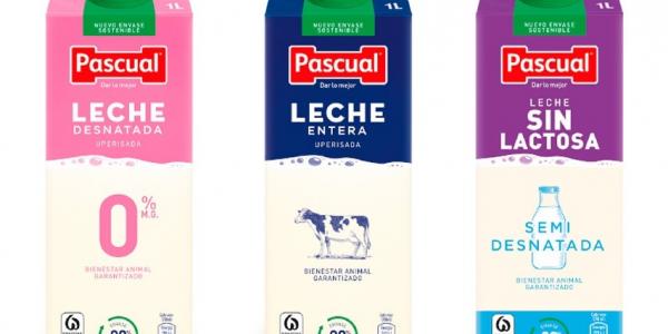 Variedad de modelos de leche en el Grupo Pascual 