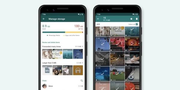 Así de fácil es liberar el espacio que ocupa WhatsApp