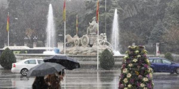 Lluvias torrenciales en Madrid
