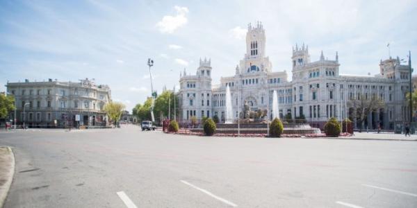 El palacio de Cibeles, sede del Ayuntamiento
