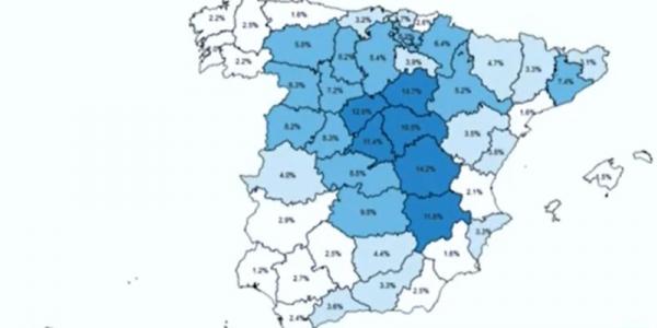 Mapa de la segunda oleada del estudio serológico 