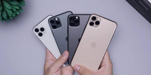 Varios teléfonos móviles de marca iPhone