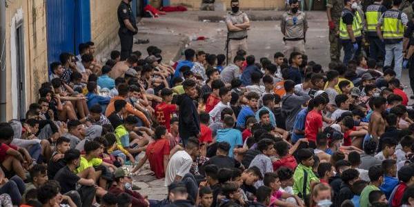 Menores marroquíes en Ceuta