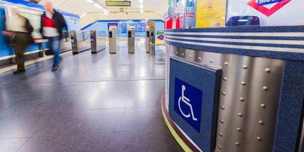 El Metro de Madrid no es totalmente accesible.