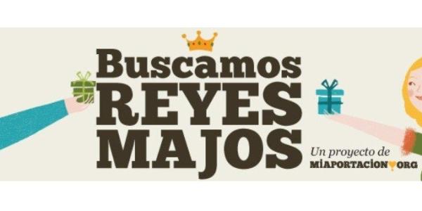 Cartel campaña Reyes Majos Fundación Miaportación