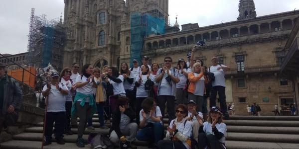 II Edición Camino de Santiago. LLegada a la plaza del Obradoiro. 2 junio 2018