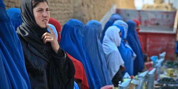Las mujeres afganas en represión