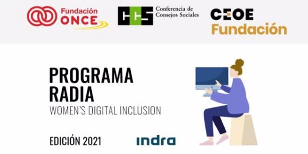 Indra se incorpora al programa Radia para formar tecnológicamente a mujeres con discapacidad