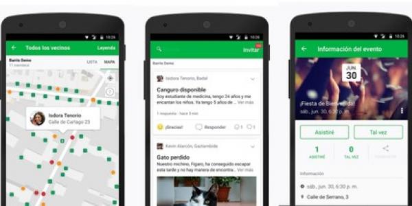 Detalle de las opciones que ofrece la APP NEXTDOOR/ xataka movil