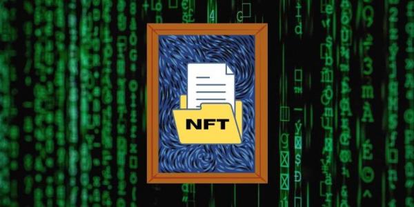 Infografía representando los NFT