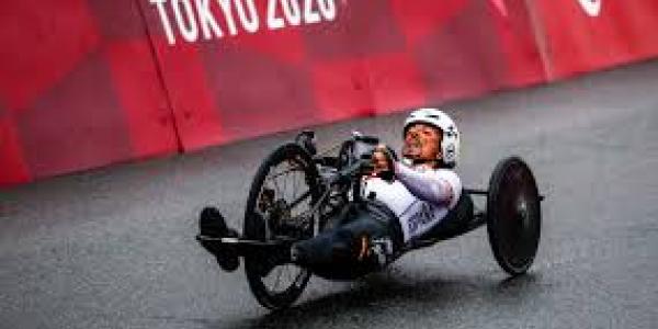 Sergio Garrote en su handbike