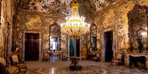 Imagen del salón Gasparini del Palacio Real de Madrid