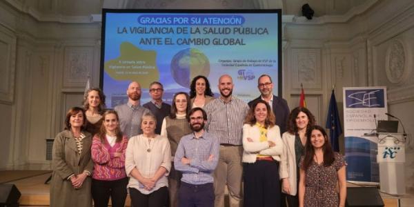 Participantes en la jornada sobre cambio climático y salud