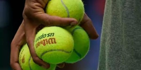 Pelotas de tenis en el US Open