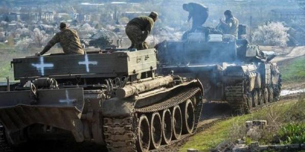Tanque de guerra en Ucrania