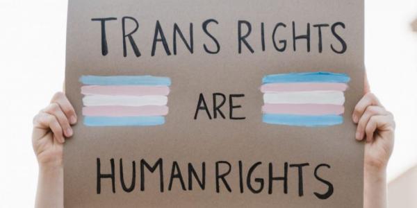 Manifestación por los derechos de las personas trans 