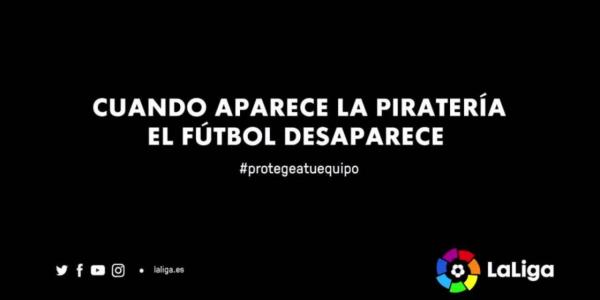 Campaña contra la piratería en el fútbol
