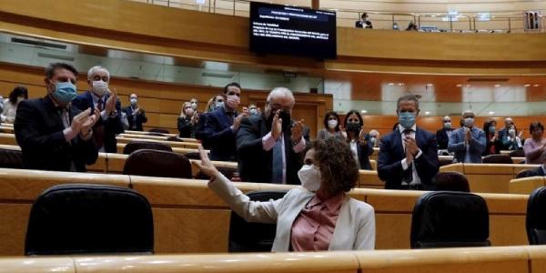 María Jesús Montero en el Senado