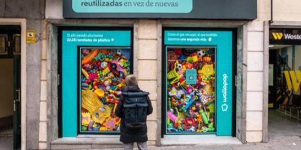 Compras con productos reutilizados Navidad