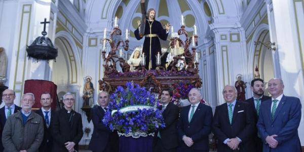 Ofrenda floral del Betis en Villaverde del Río