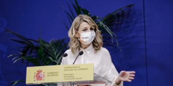 La ministra de Trabajo, Yolanda Díaz/La Vanguardia