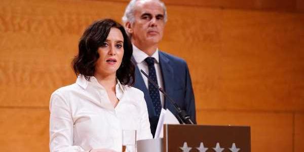 Diaz Ayuso y Ruiz Escudero, presidenta y consejero de Sanidad de la Comunidad de Madrid 