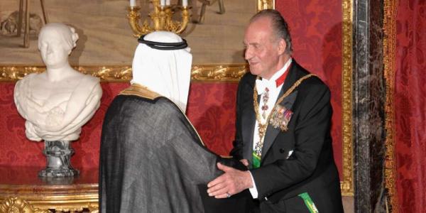 Juan Carlos I con el rey de Arabia Saudí en una imagen de 2007