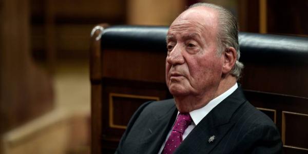 El rey Juan Carlos, el pasado 7 de diciembre de 2019 en el Congreso. ÓSCAR DEL POZO / GETTY