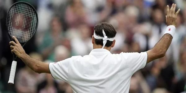 Roger Federer tras una victoria