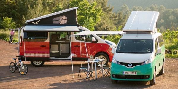 Las autocaravanas eléctricas ya están aquí con las Nissan e-NV200 y e-NV300