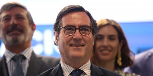 El presidente de la CEOE, Antonio Garamendi