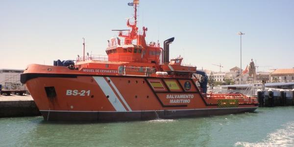 alvamento marítimo en el Puerto de Cádiz