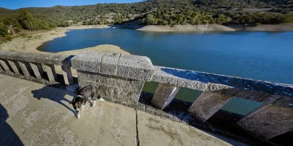 El embalse de los Hurones que muestra como la sequía es una realidad