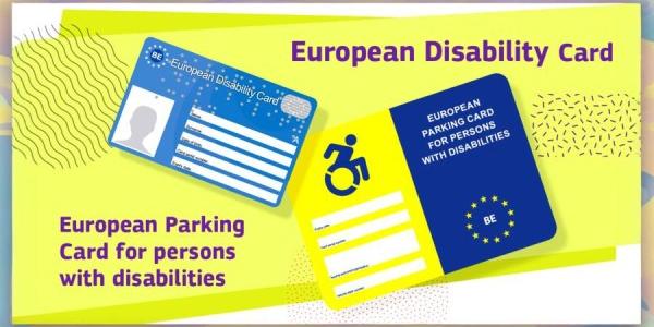 Cartel informativo de la UE sobre la Tarjeta Europea de Discapacidad 