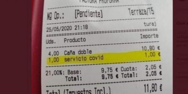 Los clientes de determinados negocios denuncian la 'tasa Covid'.