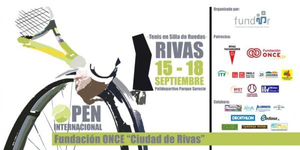 Cartel oficial del Open Internacional de tenis en silla de ruedas