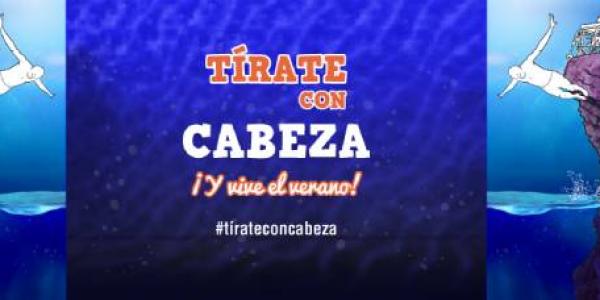 Imagen de la campaña "Tírate con cabeza" de ASPAYM 