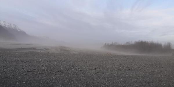 Tormentas de polvo en Alaska
