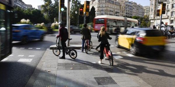 Tráfico urbano en Barcelona