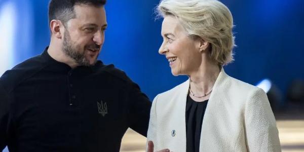 Zelenski y Von der Leyen y la paz en Ucrania