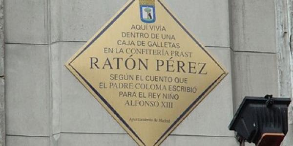 Cartel de la casa del Ratoncito Pérez