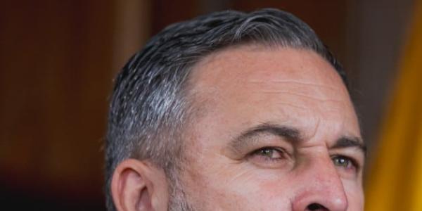 El presidente de VOX, Santiago Abascal.