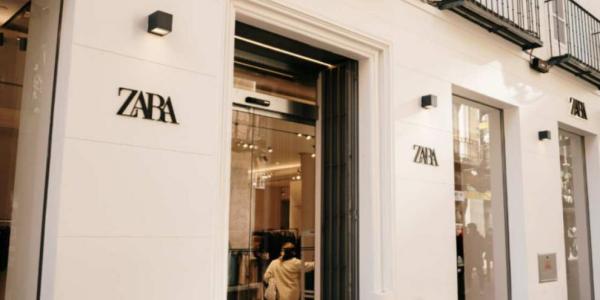 Entrada a una tienda de Zara