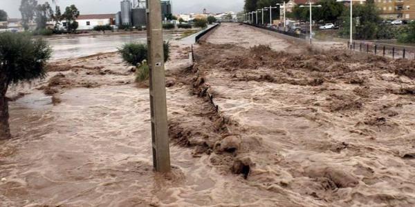 Inundación repentina en Pulpí (Almería) en septiembre de 2012 