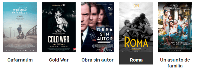 Oscar 2019 mejor pelicula no inglesa
