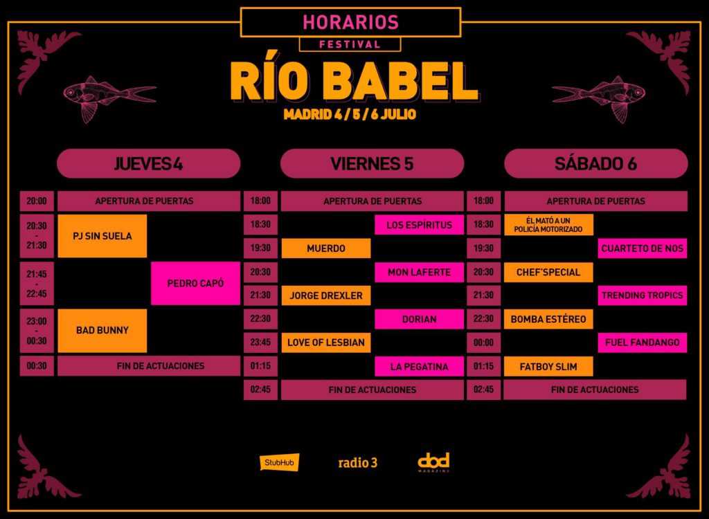 Cartel Río Babel