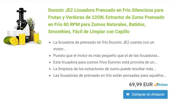 Licuadora Amazon