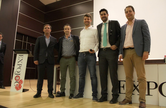 Jurado de Idea-JOC y Hector el CEO de Jobbet.